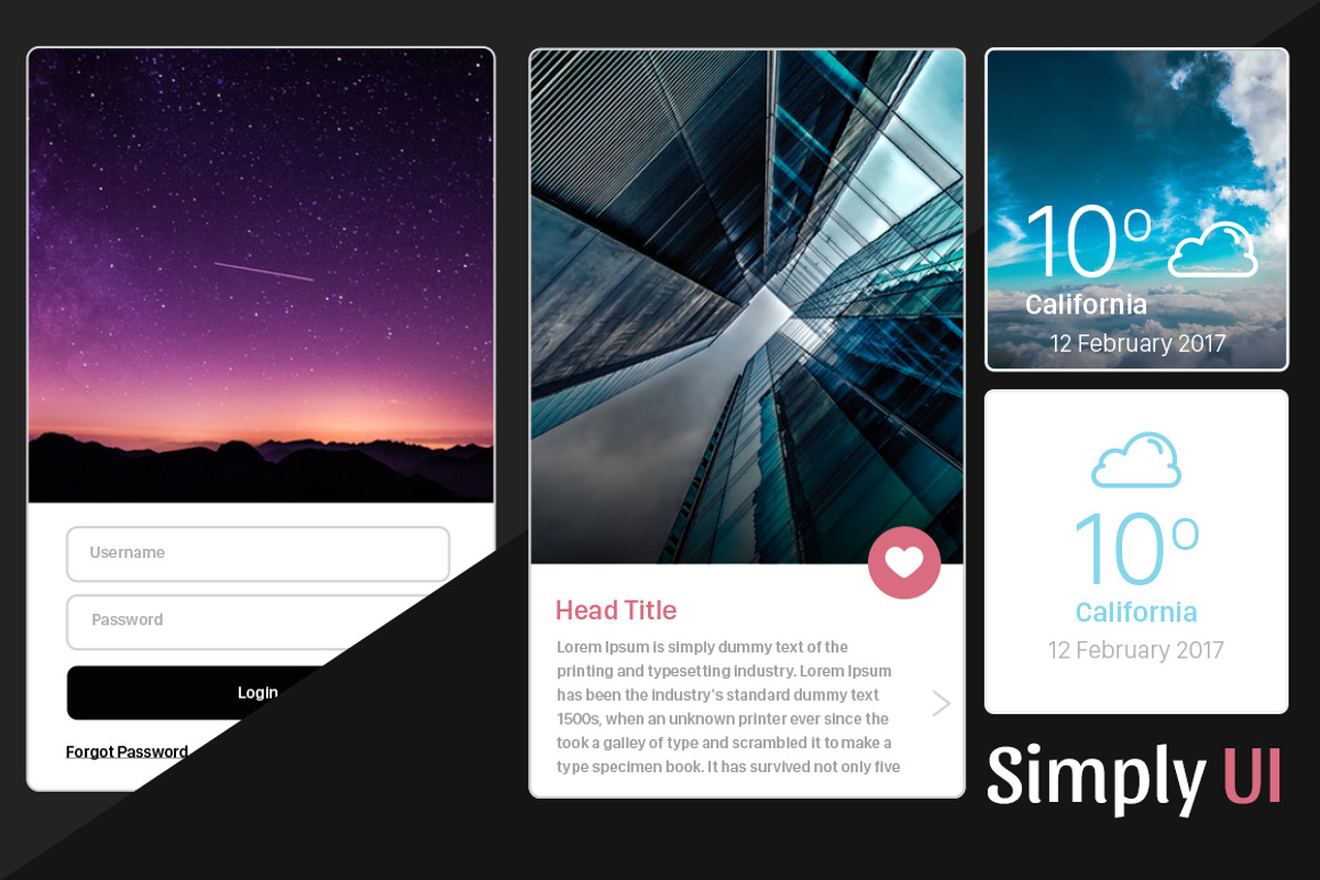 Super Flat Bundle, an UI Kit Template by UX Monster (Photo 2 of 8)