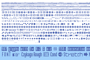 FONT | Czykago Rough, a Sans Serif Font by Typo Graphic Design