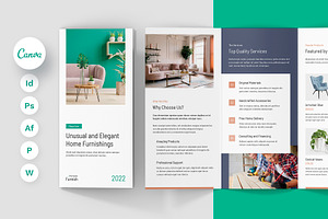 Brochure Furniture Company Tri-Fold