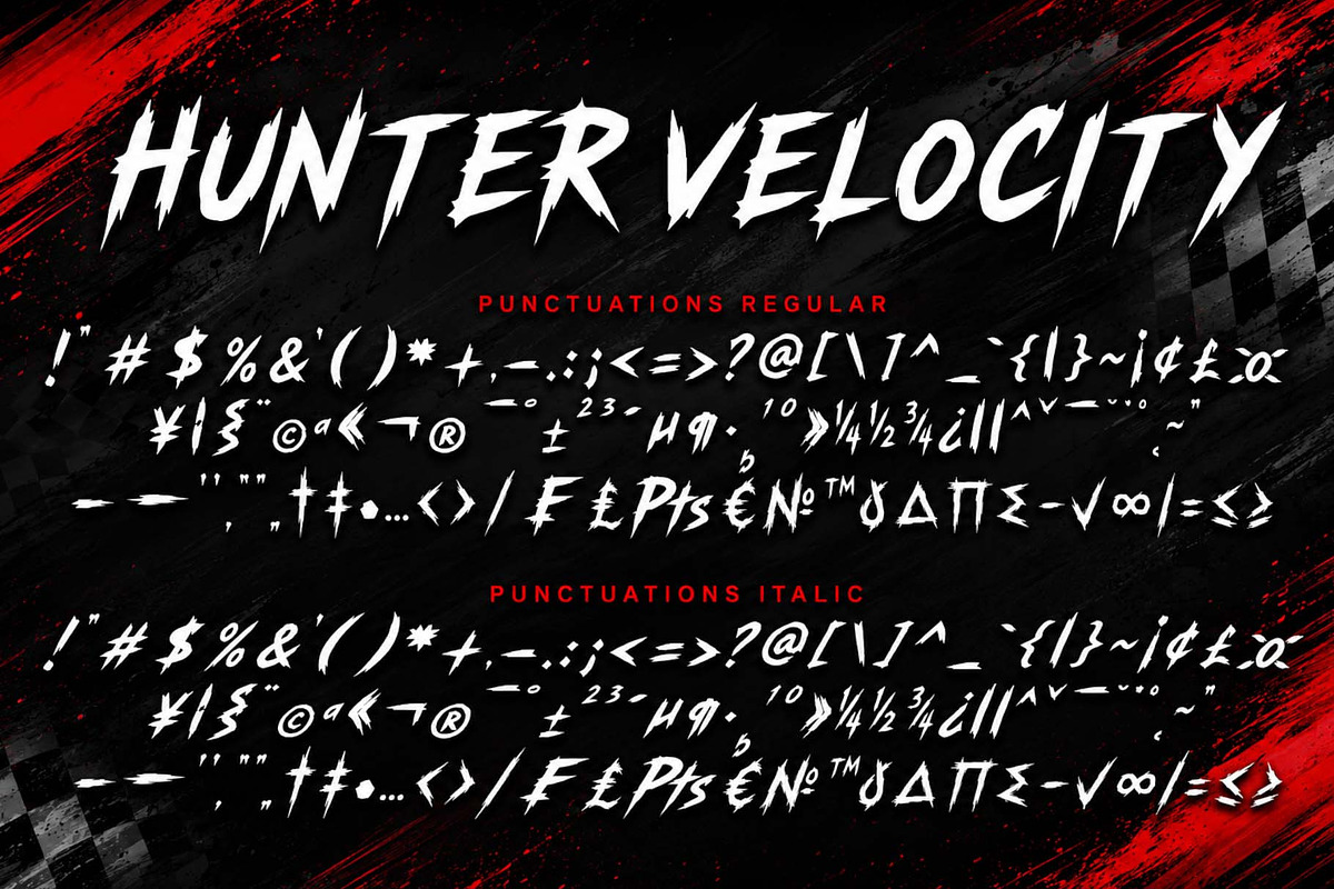 Hunter Velocity, a Script Font by Yoga Letter (Photo 9 of 10)
