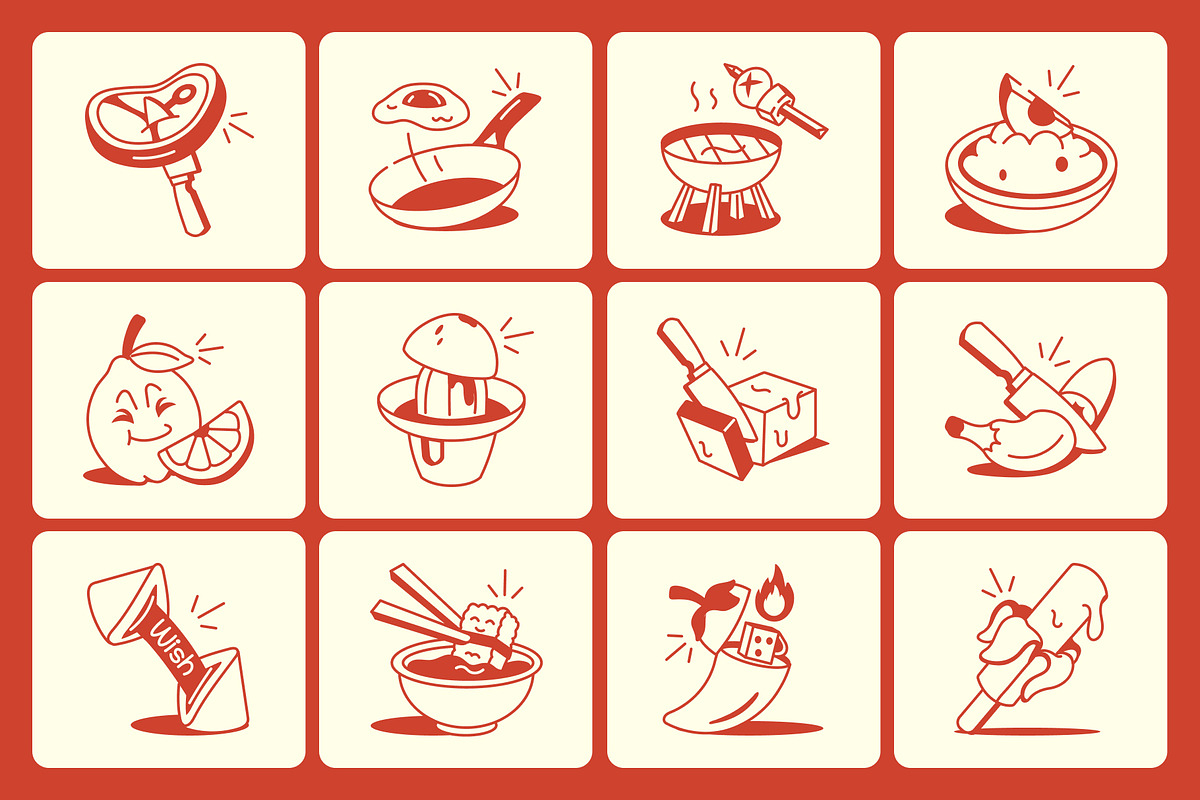 Food Doodles Icon, an Outline Icon by Vectors Market (Photo 6 of 9)
