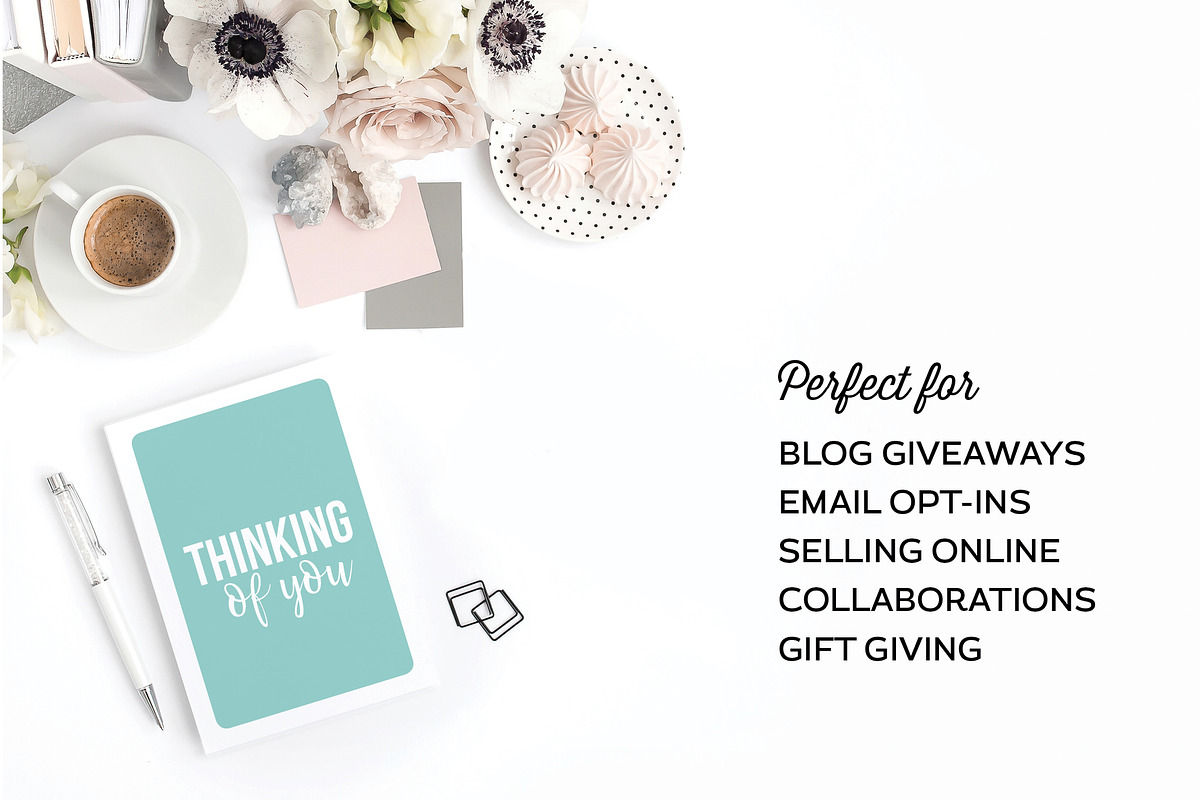 Note Card Templates for Illustrator, a Stationery Template by Michelle Hickey Design (Photo 1 of 6)