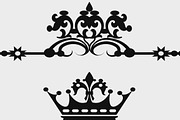 Set Vintage Elements, an Outline Icon by kio (Thumbnail 3 of 3)