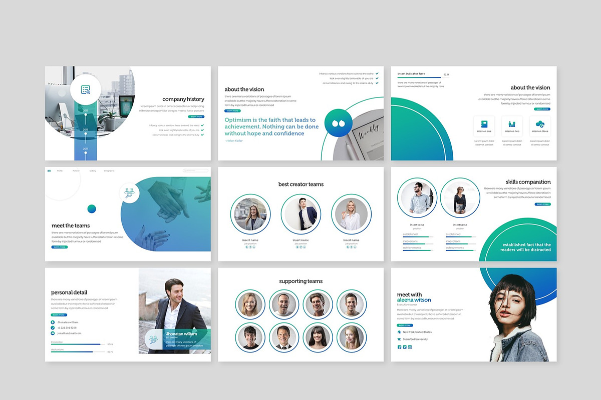 Stocks - Powerpoint Template, a Presentation Template by inspirasign
