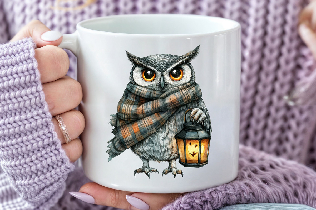 Halloween Birds Watercolor Clipart, an Illustration by Rose Art (Photo 4 of 7)