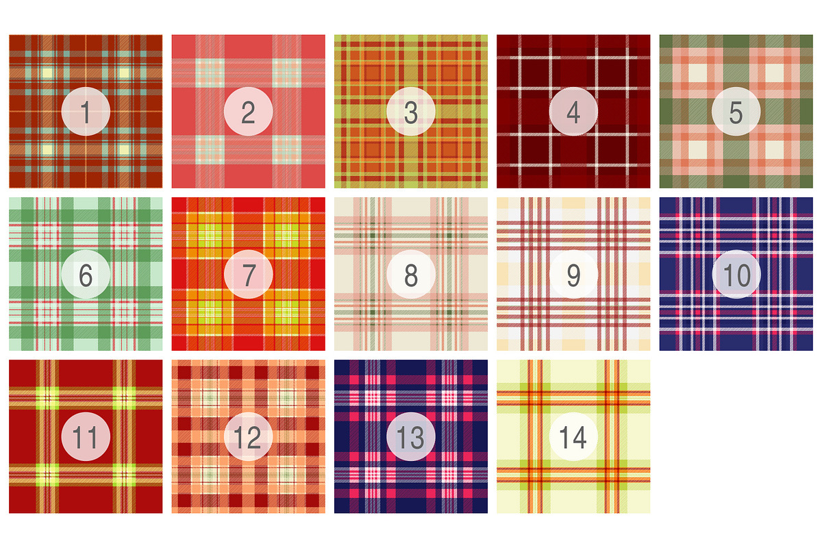 #143 Christmas Patterns, a Pattern Graphic by Plaid4You (Photo 2 of 5)
