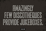 Letterpress Agency, a Font by Heavy Metal Type Co. (Thumbnail 3 of 5)