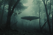 97 UFO objects flying in the sky, a Transportation Photo by Handmadefont (Thumbnail 44 of 101)