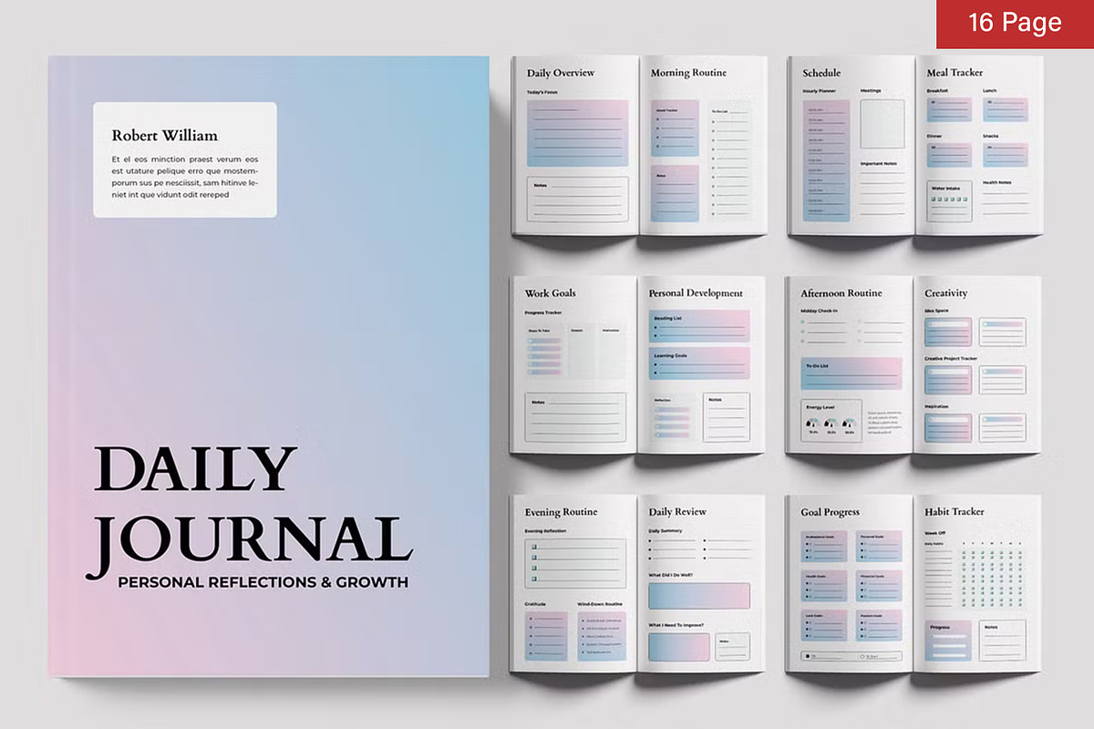 Planner Template Bundle, a Stationery Template by ContestDesign (Photo 37 of 39)
