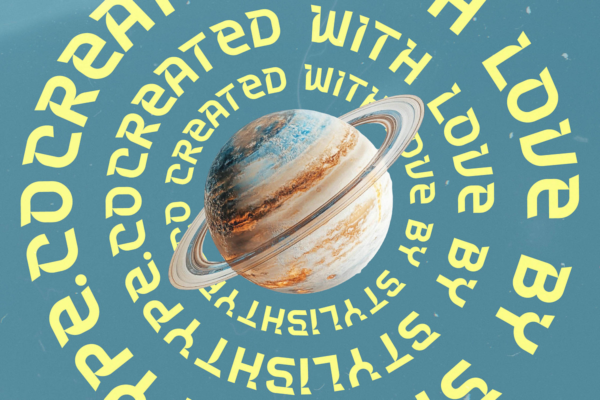 Meteor Horizon: Modern Sci-Fi Font, a Sans Serif Font by timelesstype.co (Photo 4 of 15)