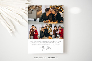 Christmas Card Template CC165