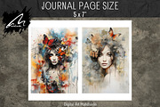 Girl and Butterflies, Collage Papers, a Person Illustration by Digital Art Mahdiseño (Thumbnail 6 of 9)