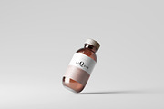 Amber Glass Medicine Bottle Mockup, a Cups & Container Mockup by pmvch (Thumbnail 5 of 10)