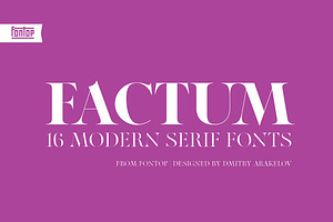 Factum font family