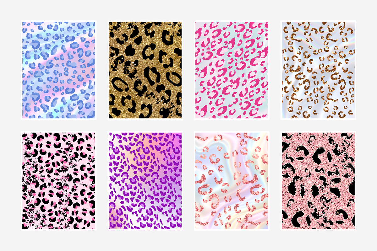 Leopard Seamless Iridescent Paper, a Background Graphic by Snapybiz (Photo 3 of 5)