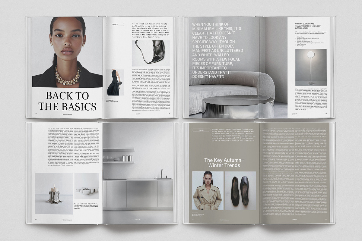 VINCENT / Magazine Brochure Template, a Brochure Template by Studio Dara (Photo 10 of 13)