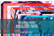Mixed Media Papers: Marbleized Paper, a Texture Graphic by happychinchilla (Thumbnail 1 of 3)