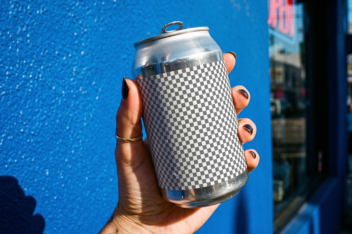 Aluminum Urban Can Mockup, a Packaging Mockup by Designer Dude (Photo 2 of 2)