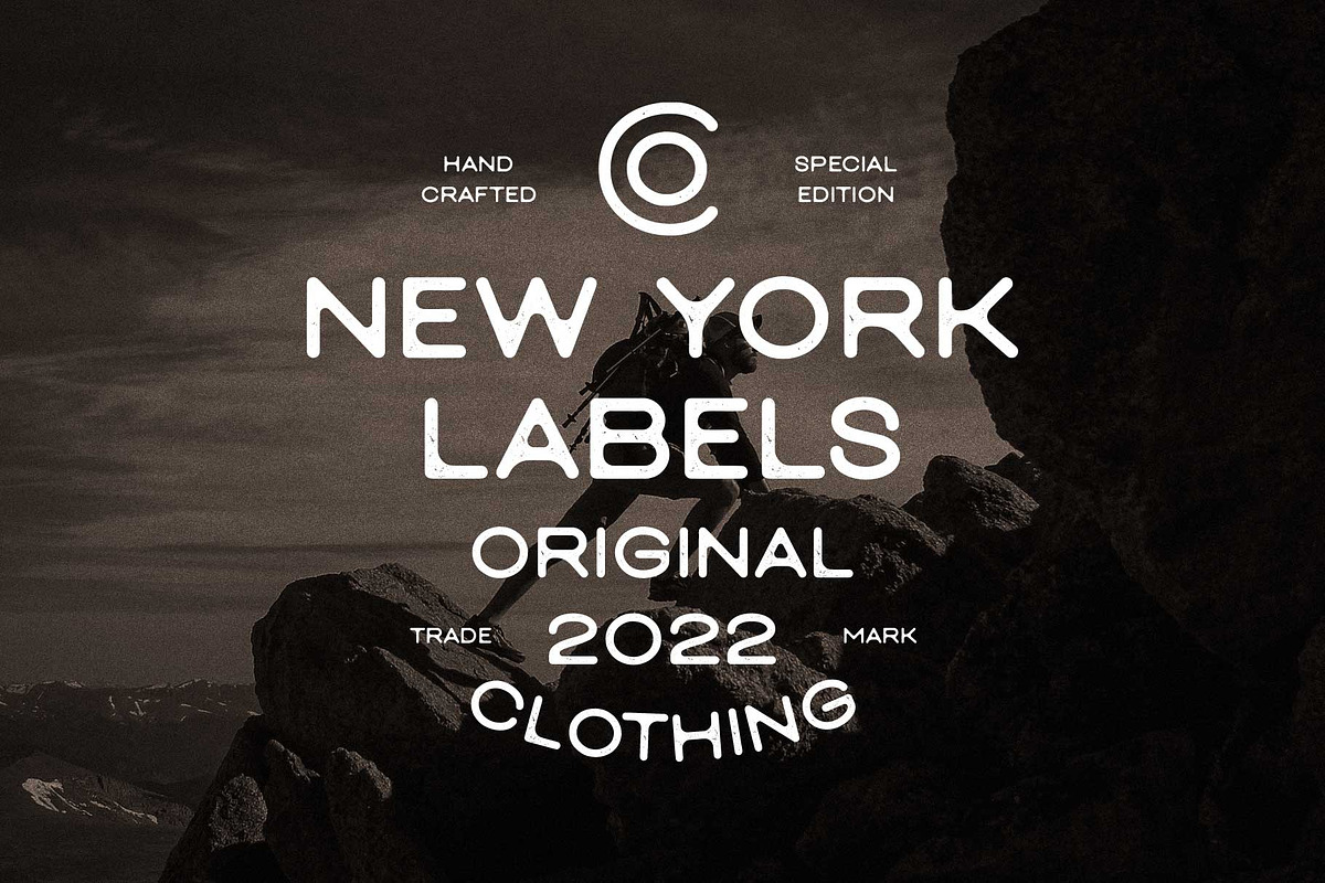 Rombera - Vintage Monoline, a Sans Serif Font by Arterfak Project (Photo 8 of 13)