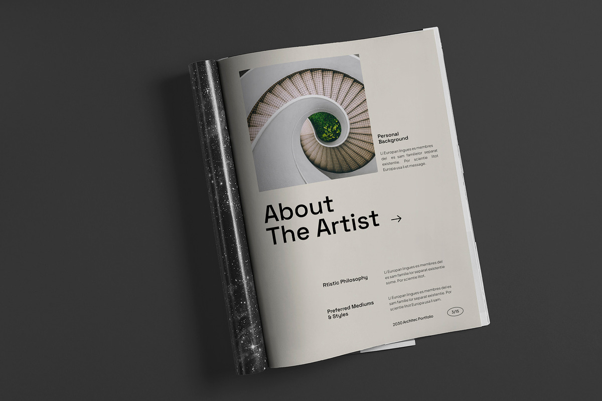 Brown Minimal Architecture Portfolio, a Brochure Template by Neermana (Photo 3 of 11)