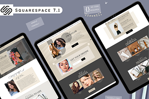 Squarespace Beauty Website Template