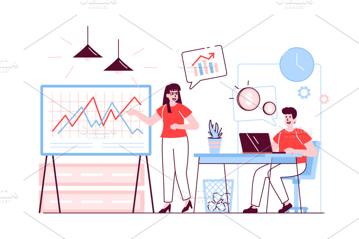 Flat Line Web Illustrations, a Templates & Theme by alexdndz (Photo 21 of 25)