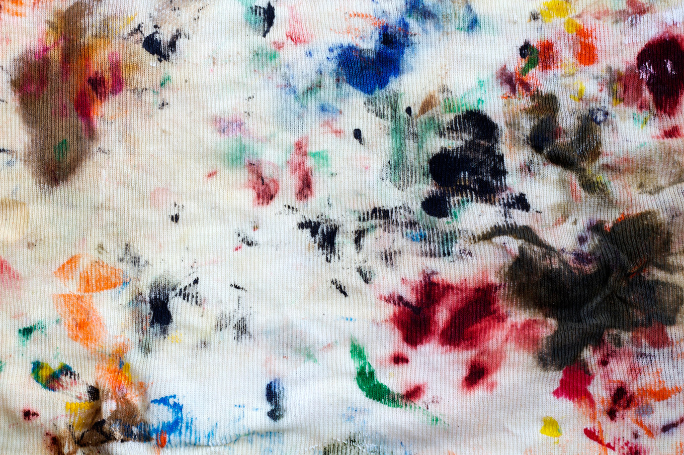Stained cloth background paintings, an Abstract Photo by alfernec