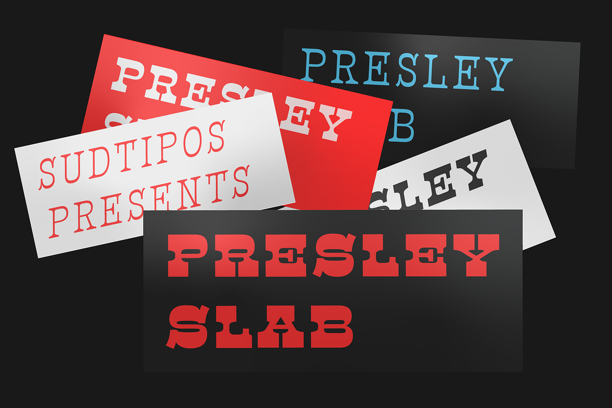 Presley Slab, a Font by Sudtipos (Photo 1 of 6)