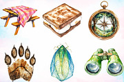 Weekend Forest Camping Clipart PNG, a Seasonal Illustration by Canvas Craft (Thumbnail 4 of 4)