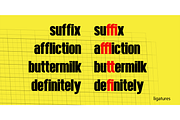 Hennigar, a Sans Serif Font by Sharkshock (Thumbnail 3 of 5)