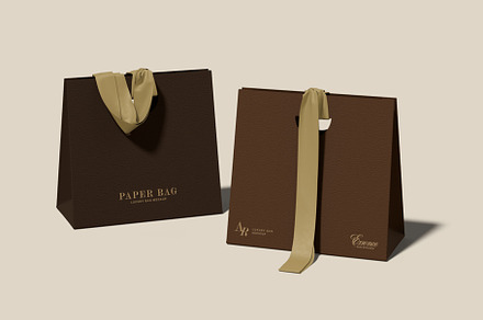 Shopping Bag Mockup, a Packaging Mockup by vectorstockstudi0