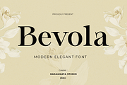 Modern Elegant Serif - Bevola, a Serif Font by RagamKata (Thumbnail 1 of 10)