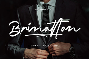 Brinattan - Handwritten Font