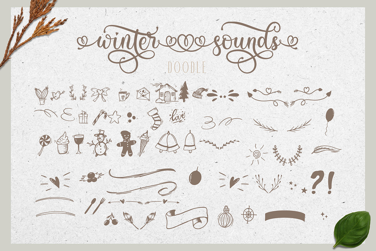 Winter Sounds | All Season Fonts, a Script Font by Almeera Std (Photo 10 of 15)