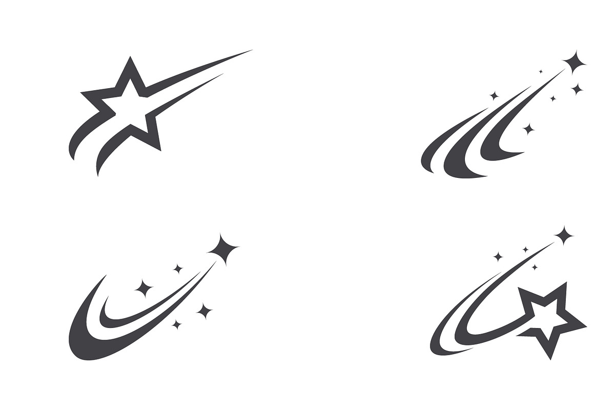 Star logo designs template, Fast, a Graphic by T.Vooka (Photo 2 of 3)