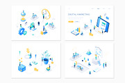 Isometric Illustrations Bundle, an iPhone Mockup by Boyko Pictures (Thumbnail 7 of 9)