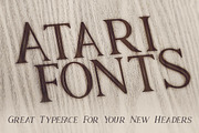 Atari - Vintage Style Font, a Serif Font by JumboDesign (Thumbnail 4 of 5)