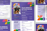 Creative Resume & Cover Letter, a Resume Template by SquidPixey (Thumbnail 5 of 6)