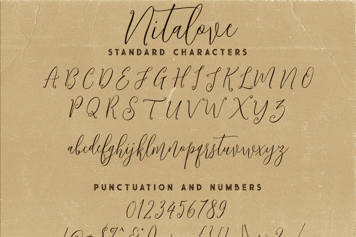 Nitalove Font Duo preview 7