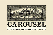 Carousel Typeface, a Serif Font by Tugcu Design Co. (Thumbnail 1 of 3)