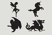 Mythical Silhouettes, an Illustration by Cheeky Lemons (Thumbnail 2 of 3)