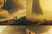 435 MJ Dark Sci-fi Prompts: Vol 2, a Background Graphic by Sevenstyles (Thumbnail 13 of 15)