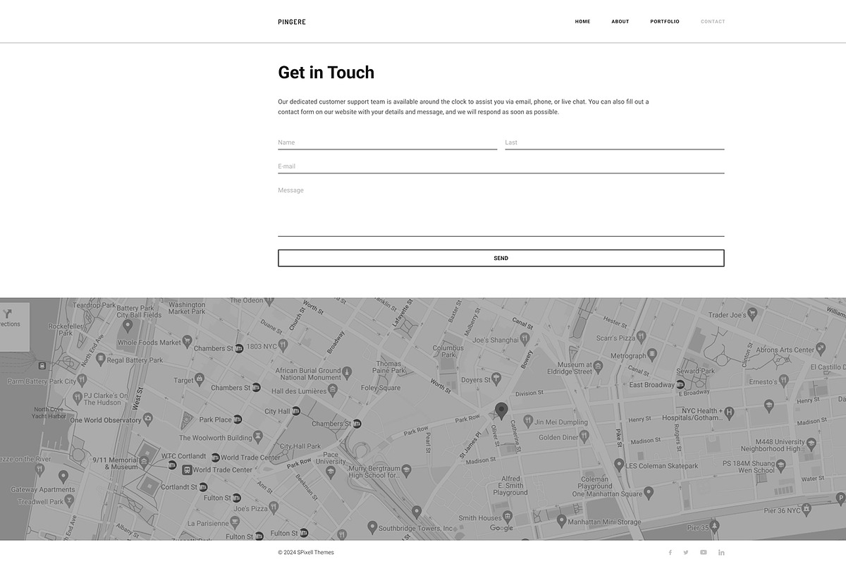 Minimal Portfolio Template, a Design Template by Smart Pixel (Photo 15 of 16)
