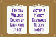 Eurosina - Vintage Serif Victorian F, a Serif Font by StringLabs (Thumbnail 6 of 8)