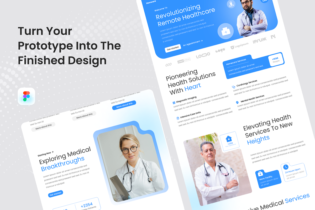 Homcare - Medical Landing Page, a Landing Page Template by SquidPixey (Photo 4 of 5)