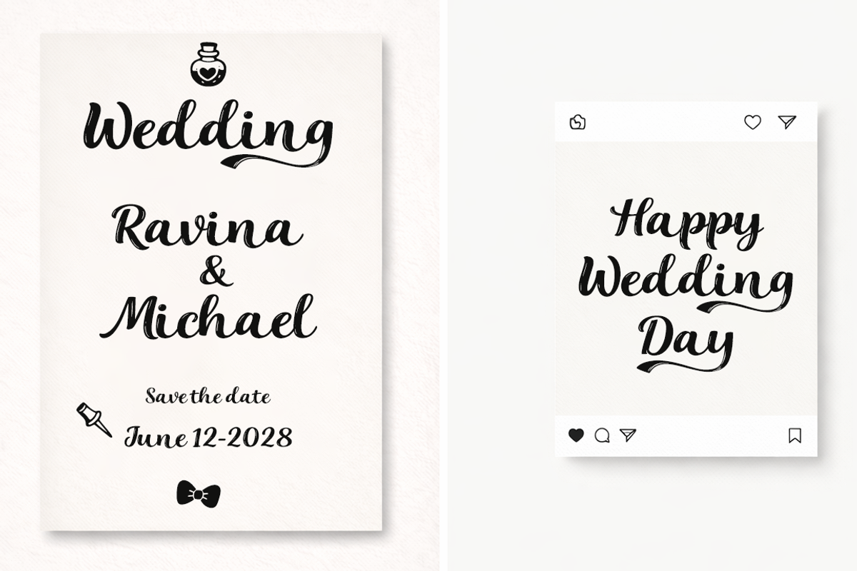 Buliga – Elegant Script Font, a Script Font by cocodesign (Photo 4 of 9)