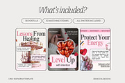 Girly Instagram Templates, a Social Media Template by ZenSocialDesigns (Thumbnail 3 of 9)