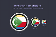 Circle Flags (219 Flags), a Solid Icon by alpercakici (Thumbnail 3 of 3)