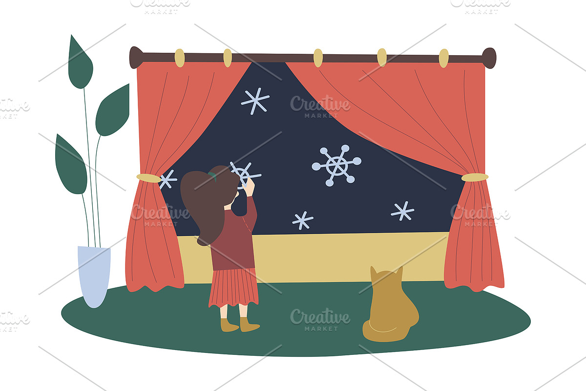 Cartoon Christmas Illustration Set, a Decorative Illustration by Chloe's Illustrations (Photo 4 of 7)