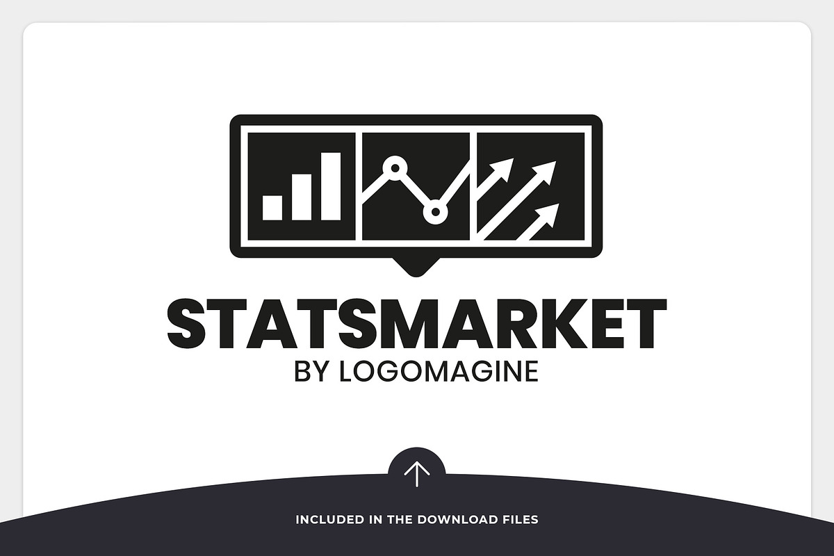 Stats Market Logo Template, a Branding & Logo Template by LOGOMAGINE (Photo 13 of 13)